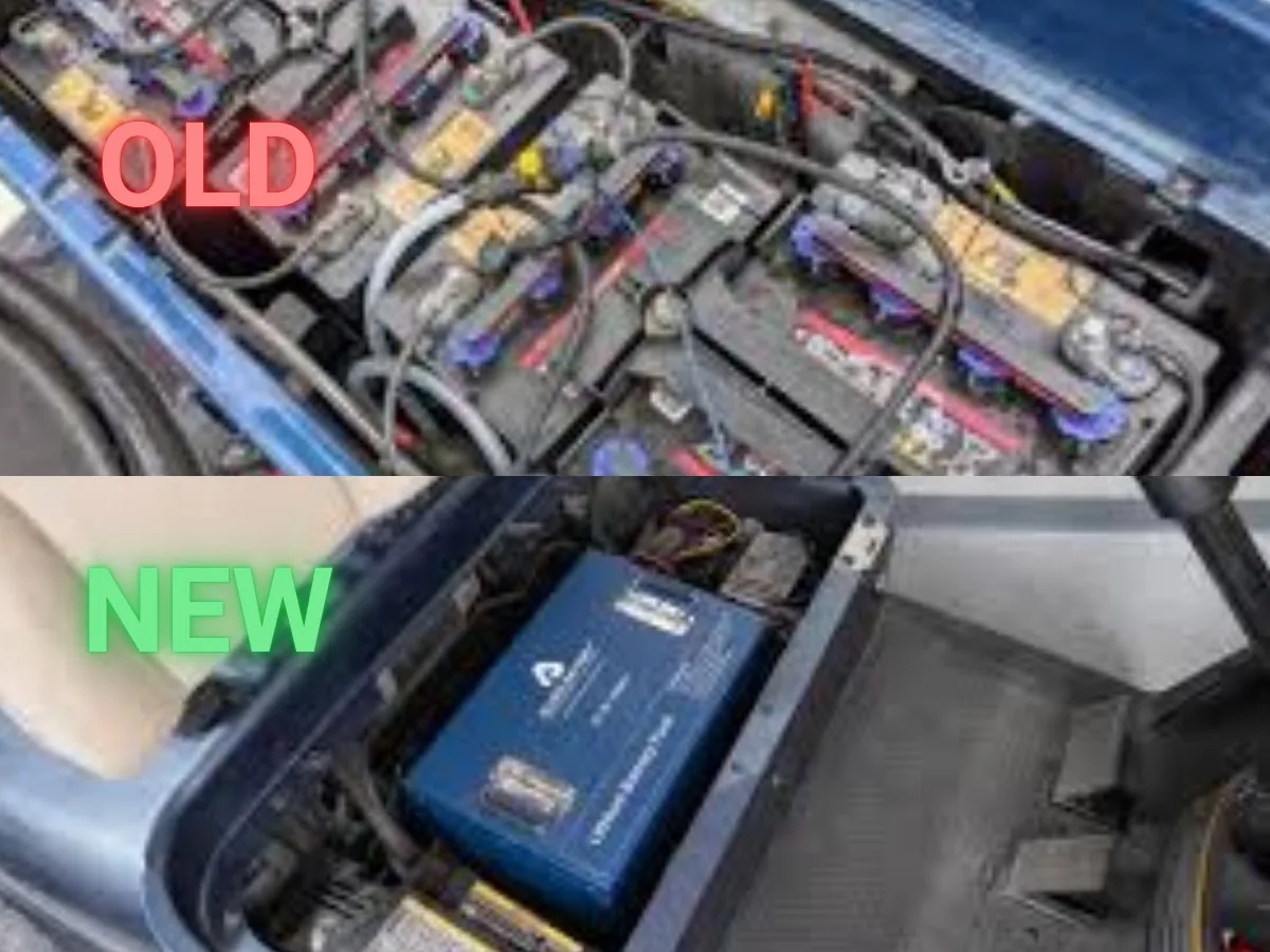 Old vs new lithium battery comparison