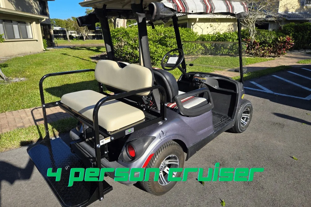 4-person cruiser after rear seat conversion